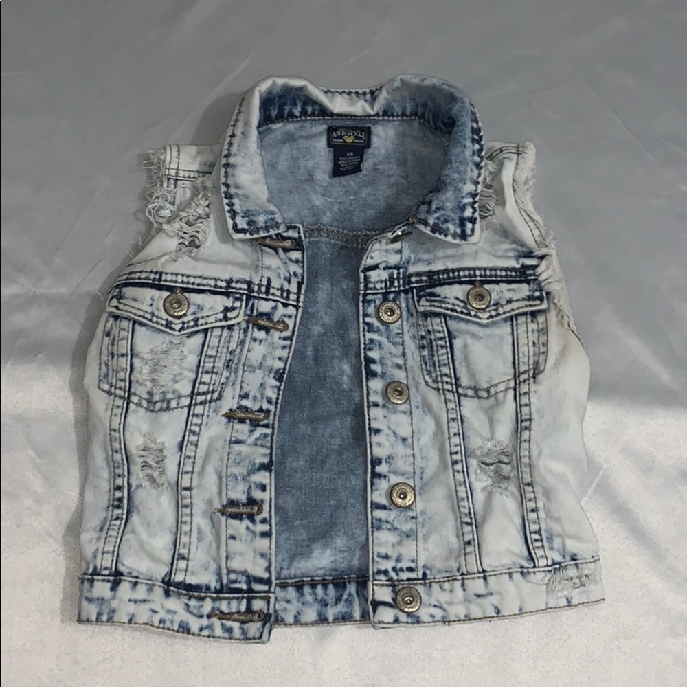 Kids jean vest
